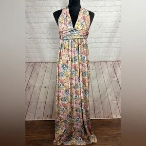 Dainty Hooligan Pastel Floral Maxi Dress